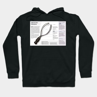 Informational Obstetric Forceps Poster Hoodie